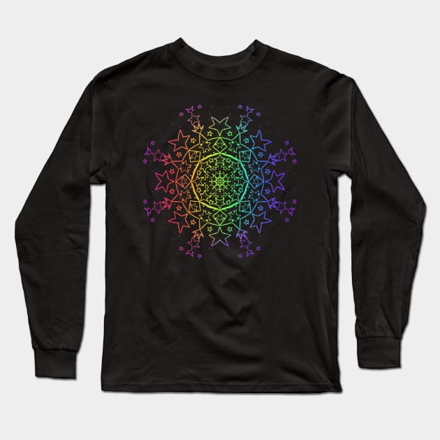 Mandala Long Sleeve T-Shirt by WiliamGlowing